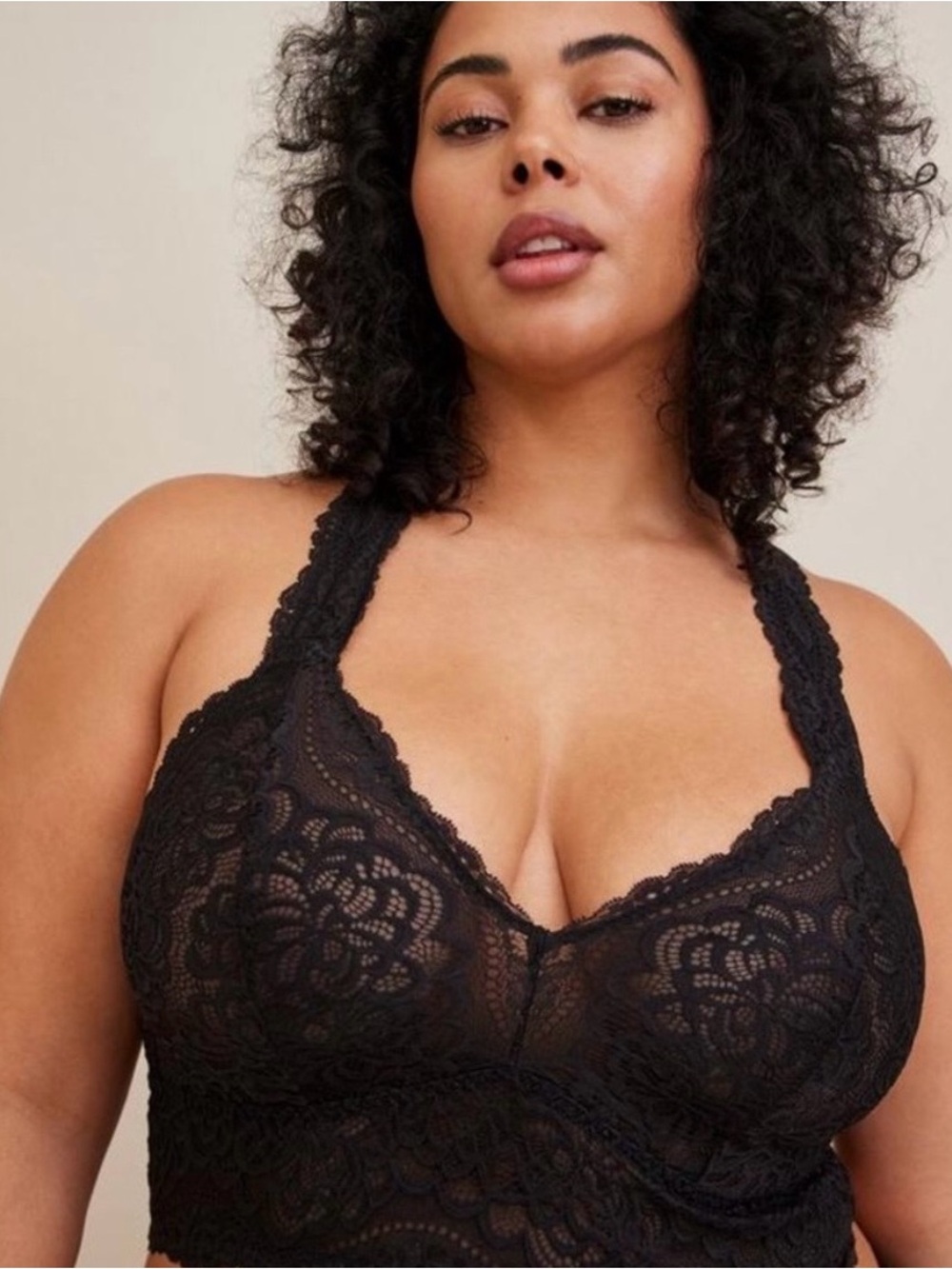 Unlined Lace Racerback Bralette